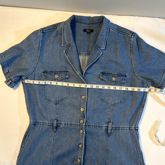 Rails Georgie Women’s Romper Size L In Blue Denim - Picture 5 of 15